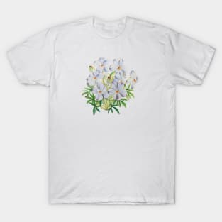 A Bouquet of Violets Vintage Botanical Illustration T-Shirt